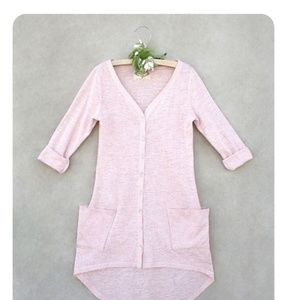 Joyfolie Blush Jules Maxi Cardigan
